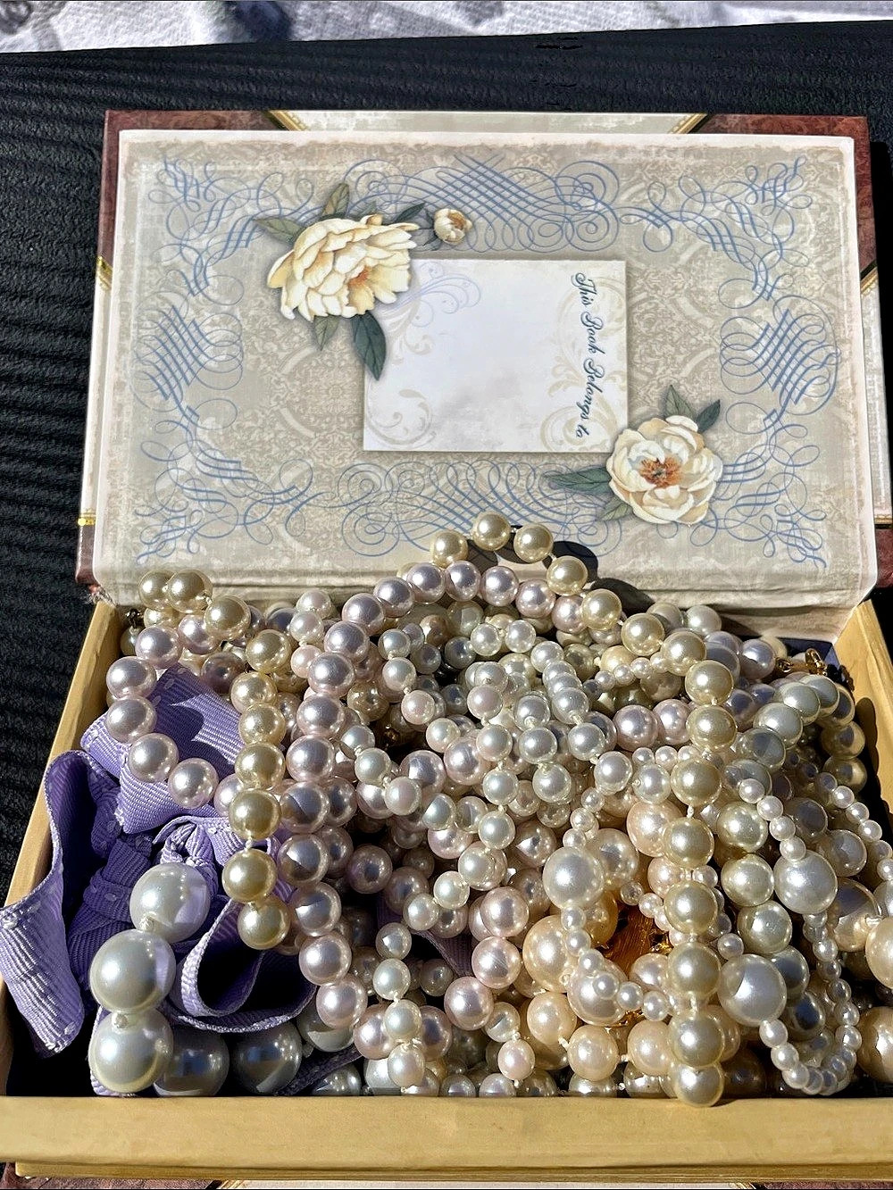 Pearl Necklace & Bracelet Jewelry Lot